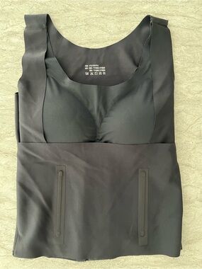 Black Built-In Bra Tank Top